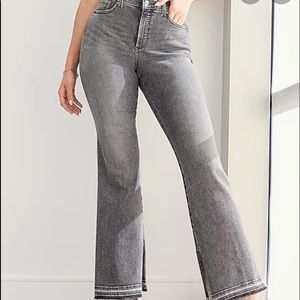 Express flare curvy jeans